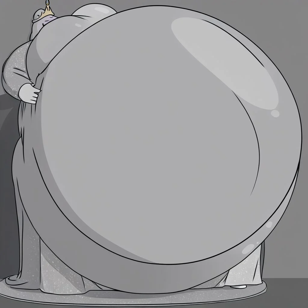 belly size bigger than main body)), (gigantic belly:2.0), goddess, Princess Bubblegum