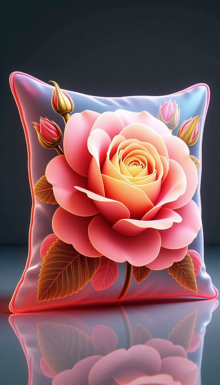 XRayStyle Antique_rose pillow transparent, see-through