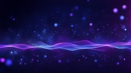 Luminous Particles, Streamlined, holography, Particles, Abstract, Blue and Purple, Tech Style, j_background