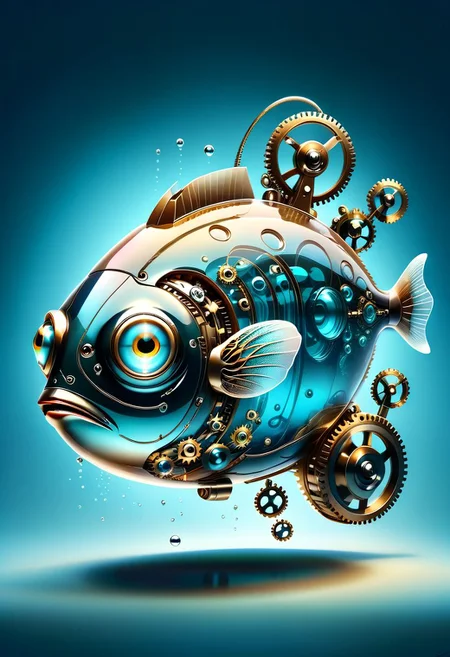  bubblefish \(animal\) , floating belly up,in aquarium, 
<lora:dvr-tldr:0.8> dvr-tldr