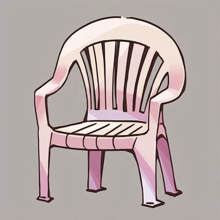 score_9, score_8_up, score_7_up, source_anime, BREAK , , no humans, <lora:FEH-MTH-pdxl_Fp-000009:1>, , simple background, , <lora:PlasticChair_XLPD:1>, plastic chair