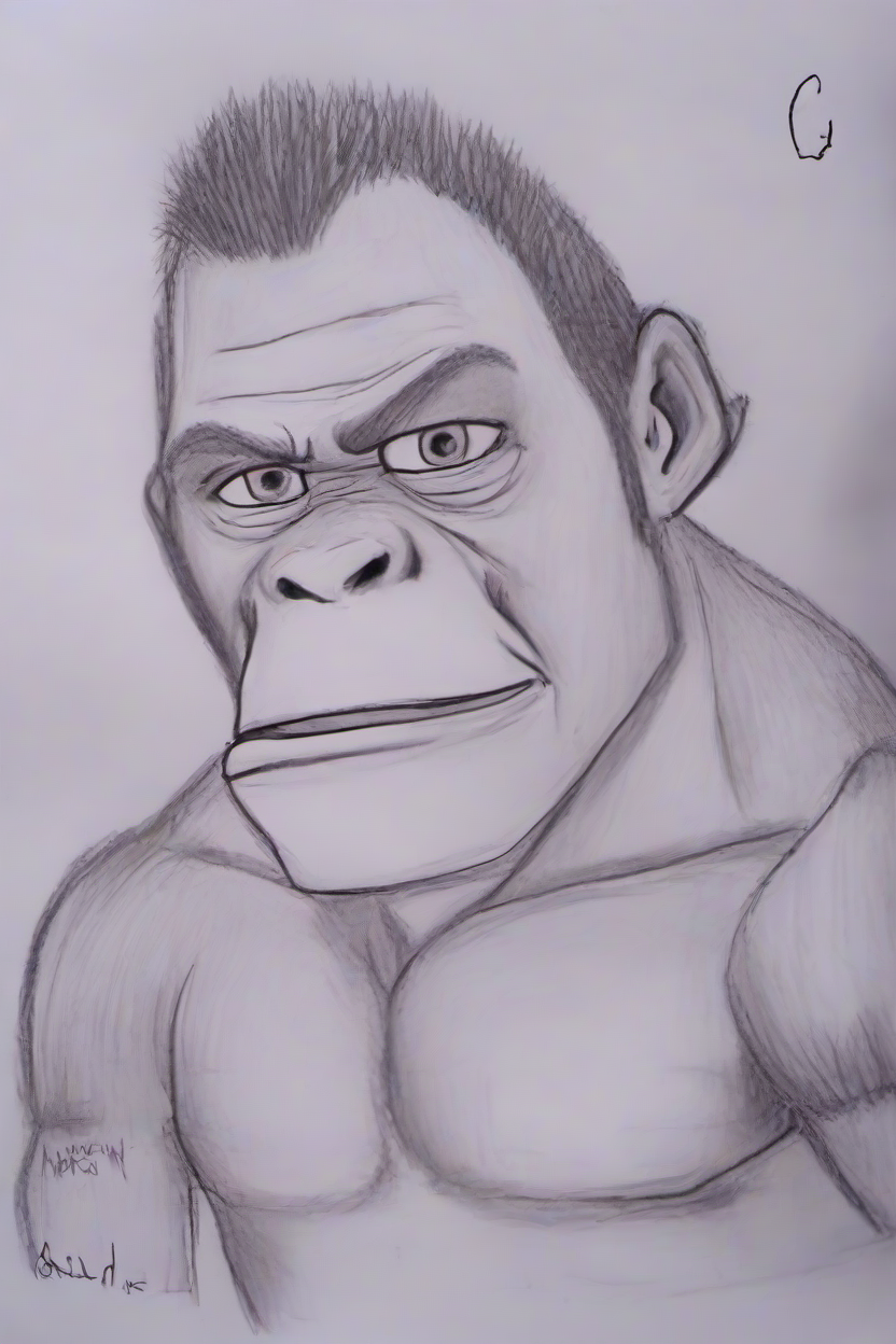 <lora:PE_TerribleFanArtV1:0.8> PETerribleFanArt,badly drawn,terrible drawing,ugly,creepy,
Donkey Kong