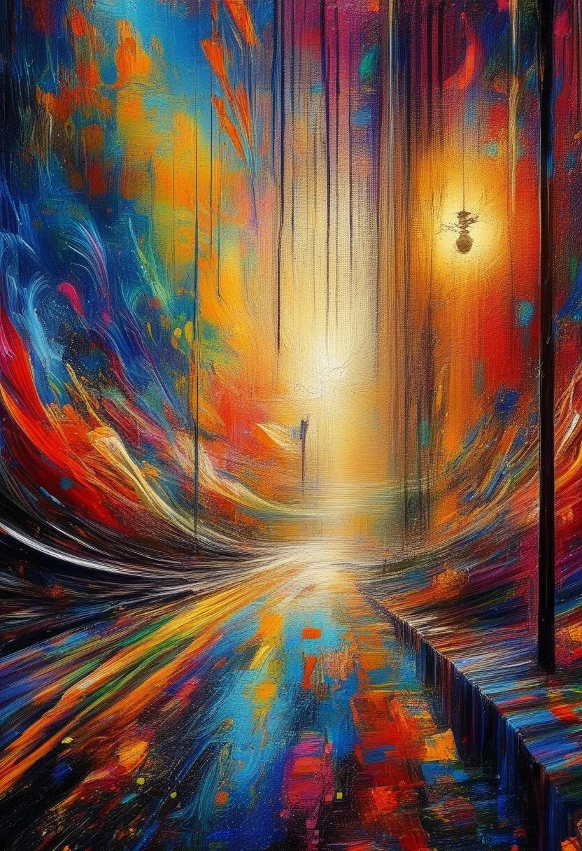 Strokes, dots, fine lines create a perfect, harmonious work of art. lively.
best quality, ultra-detailed, very aesthetic, illustration, perfect composition, intricate details, absurd, atmospheric lighting, streaks of light, vibrant colors, very detailed, midjourneyv6.1, detail background, perfection, vivid colors, DonMP41n717Bl4ckXL