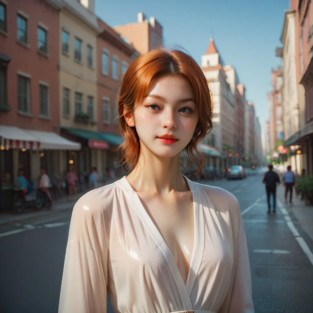 <lora:Pony Lucia-000001:1>,
score_9,score_8_up,score_7_up,
sharpening,outdoors,masterpiece,1girl,solo,shiny skin,highly detailed,high budget,masterpiece,best quality,perfect anatomy,very aesthetic,sterrt,city,
