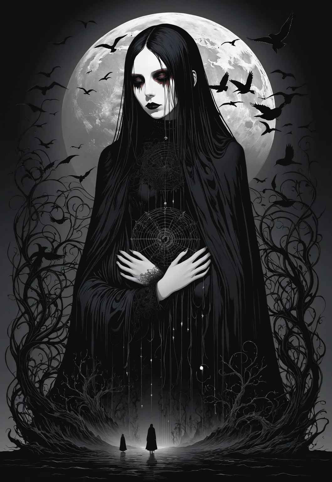 score_9, score_8_up, score_7_up, score_6_up, Blame! by Tsutomu Nihei the goth-queen chelsea wolfe
When it's said in the dark
And you know it's always there
When it's there in your heart
But your mind is unafraid
When it's said in the dark
And you know it's never coming back
When it's there in your heart
In your mind, you set it free
easynegative, ng_deepnegative_v1_75t, 8k, highly detailed,
