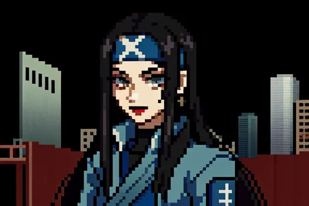 highly insanely detailed, masterpiece, top quality, best quality, highres, 4k, 8k, RAW photo, (very aesthetic, beautiful and aesthetic),
beth_\(megami_tensei\),bethsmtii,shin megami tensei ii,long hair,black hair,straight hair,sleek black,jewelry,cross,headband,red_lipstick,katana,sword,Tokyo_Millennium,post-apocalyptic_city,dystopian_world,Factory_District,Industrial_zone,mining_site,Great_Cataclysm,World_ending_event,apocalyptic_disaster,city_rebirt,
<lora:zs_Beth:0.6>,
(1girl:1.3), 1other,
(pure black background,transparent background:1.2),âââ
