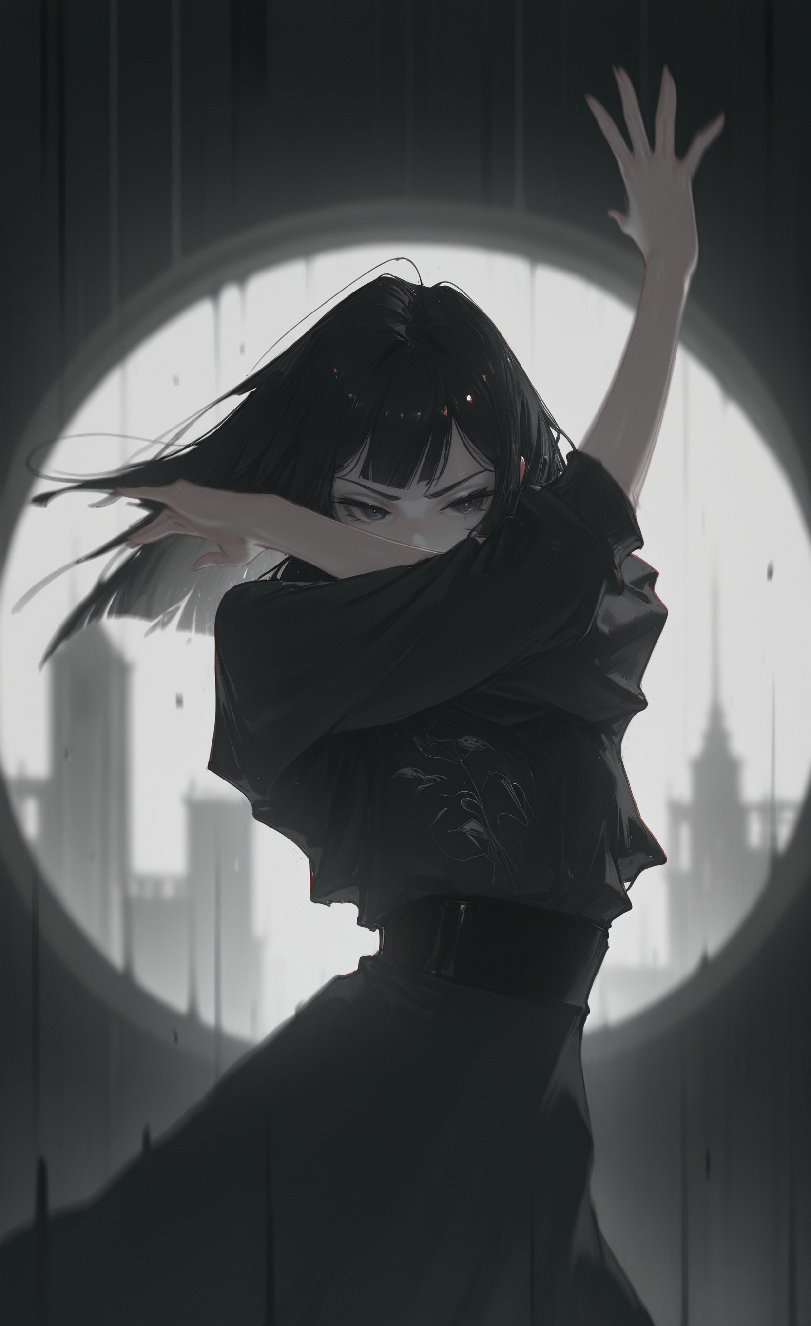 masterpiece, best quality, good quality, newest, highres, absurdres, 1girl,solo,bishounen, reoen,dizi930,shiej007, covered mouth,pose, motion blur,blurry background, Ethereal Brushstroke,dhjs,
dino_(dinoartforame) <lora:illustriousXL_stabilizer_v1.23:0.3> <lora:NOOB_vp1_detailer_by_volnovik_v1:0.3> <lora:ponyv6_noobE11_2_adamW-000017:0.45> <lora:Illustrious:0.15> <lora:dino_dinoartforameILL:1> <lora:dhjs_0010-waiNSFWIllustrious_v110_V1-CAME:0.6>
