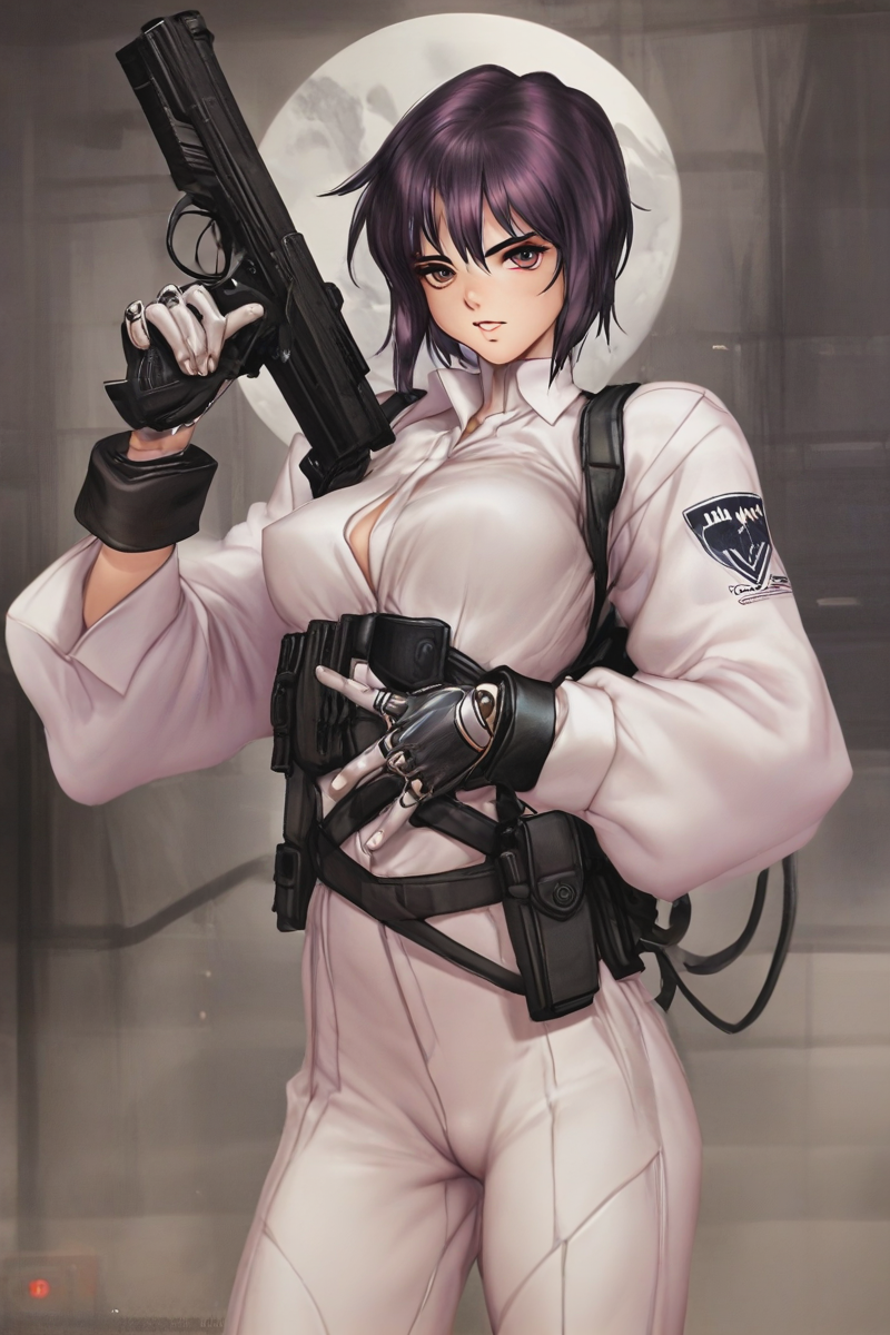 1girl,uniforms,modern glowing accessories,holding gun,Cyber robot,ghost in the shell, face
score_9,score_8_up,score_7_up,score_6_up,score_5_up,score_4_up,
<lora:sdxl_lightning_8step_lora:1>,<lora:å£«éæ­£å®2-000015:0.8>,