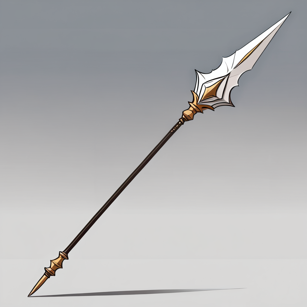 a spear,
white background, simple background, detailed anime style,game icon, 
<lora:anime_game_icon:1>