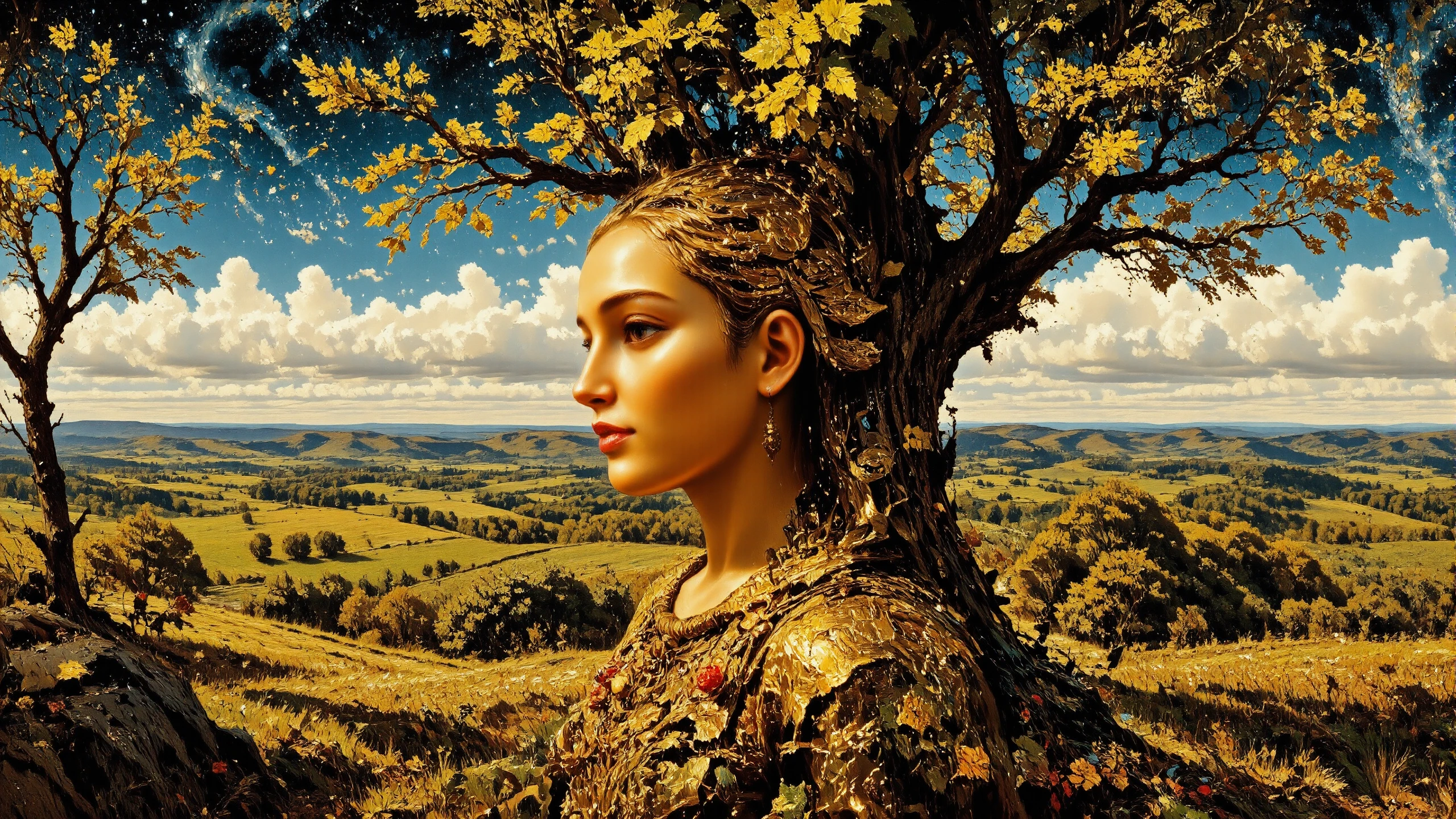 (cosmic) beautiful surreal nature landscape, woman, intricate, very detailed, multilayer paint style, colorful, <lora:Hand v2:1> <lora:Anti-Blur:1> <lora:Insane Detail Slider:0.5>   <lora:Flux.1_Turbo_Detailer:0.6> <lora:flux-photo-transparent_Alpha_1.0:0.8> <lora:flux.1_lora_flyway_Epic-detail_v2:1> <lora:Painterly01b_CE_FLUX_AIT:0.8> pntrlyCE_style, <lora:VividlySurreal:0.8> <lora:PsykeV1:0.6>