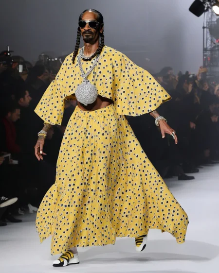 Snoop Dogg WeirdOutfit style  <lora:sdxl-WeirdOutfit-Dreambooh:0.8>