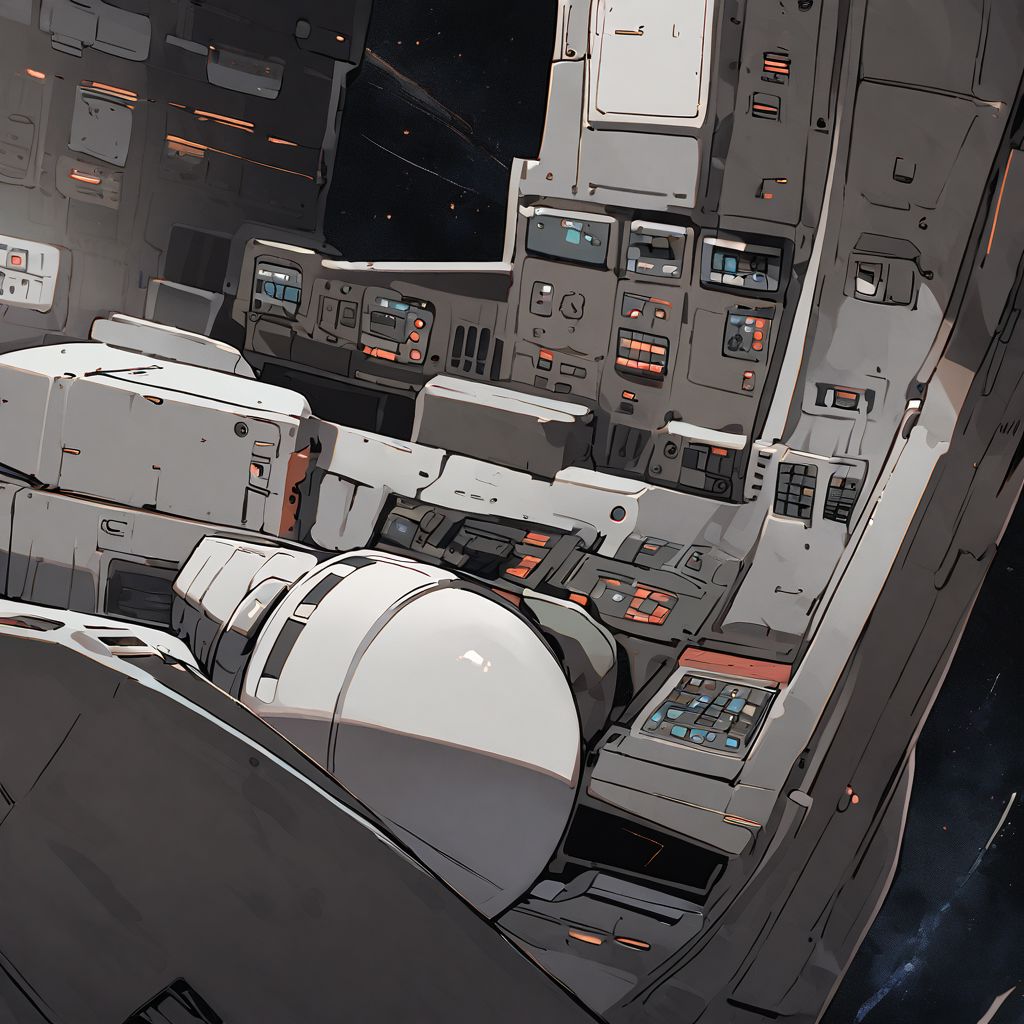 no characters, space ship, control panels, buttons