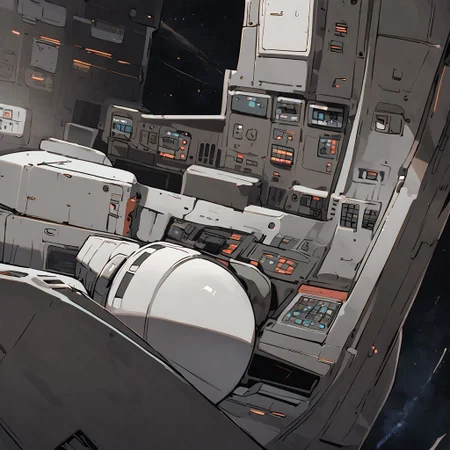 no characters, space ship, control panels, buttons