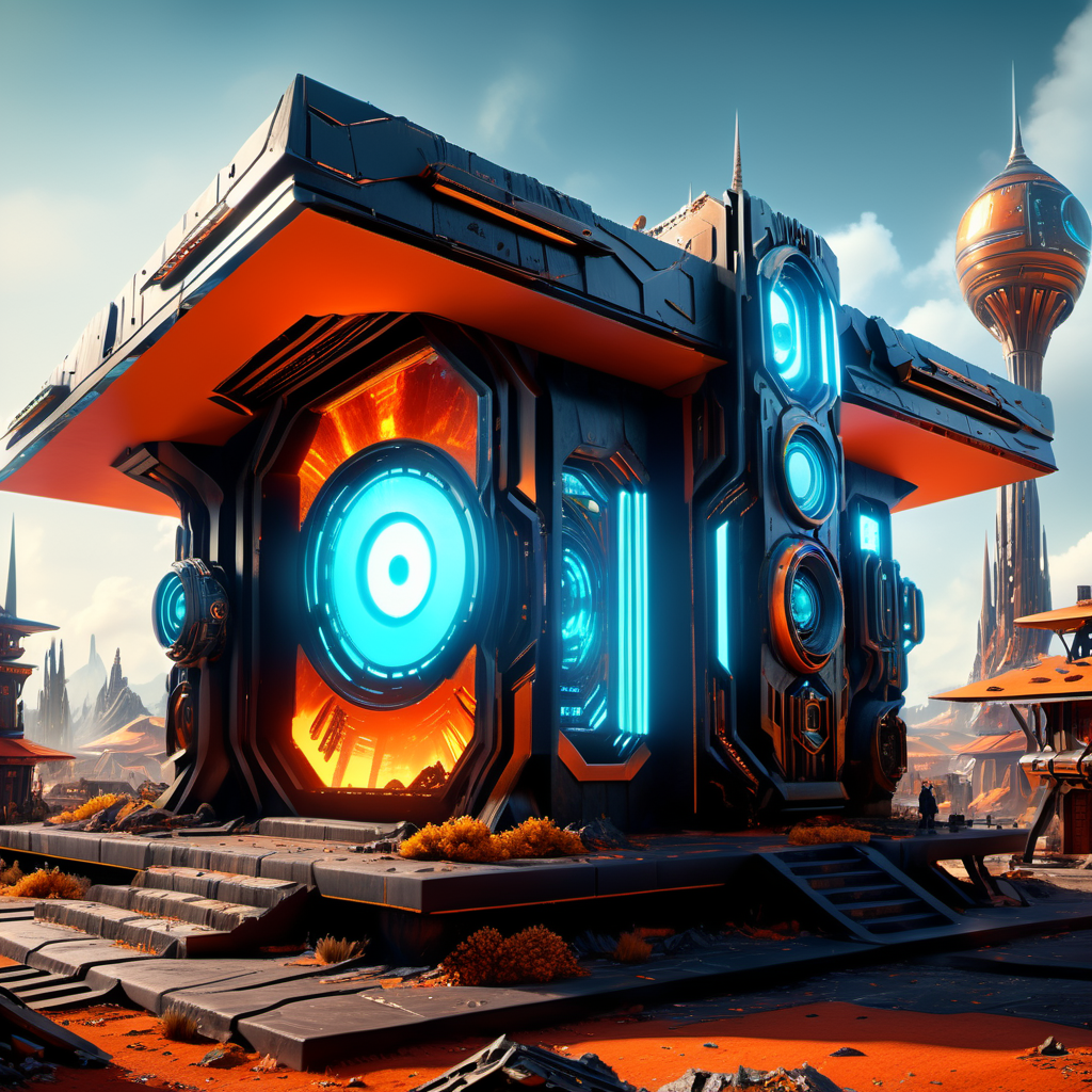 ((best quality)), ((masterpiece)), ((realistic,digital art)), (hyper detailed), DonMCyb3rN3cr0XL Village, octane rendering, raytracing, volumetric lighting, Backlit,Rim Lighting, 8K, HDR,  <lora:DonMCyb3rN3cr0XL-000009:0.9>