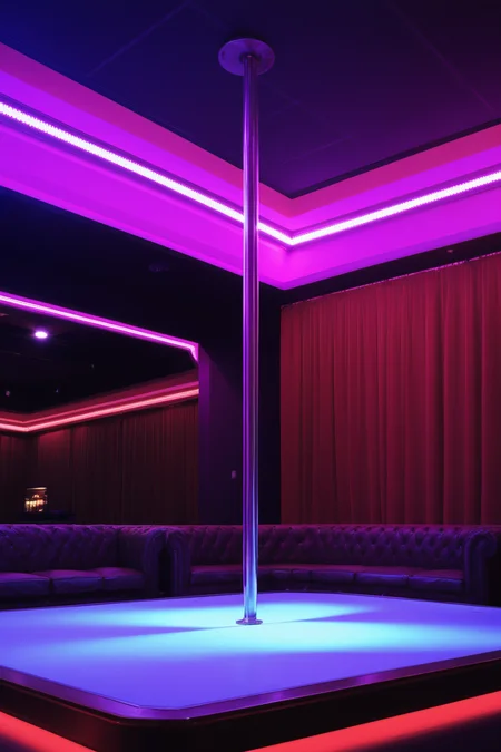 score_9,score_8_up,score_7_up,
neon_lights,indoors,
indoor,
((stripper pole)),curtains,table,lamp,(((stripclubpony1))),club,(strip club),red theme,neon lights,ceiling light,on stage,stripper stage,
((neon stage)),
indoors,night,
((stage)),carpet,
indoors,
(no humans), ,<lora:stripclub PONY:0.4>