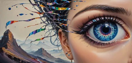 (masterpiece), (best quality), (ultra-detailed), My head is slicing into enigmatic sections, and my primary symptom is that I have no face, but I must see, internationally recognized oil painting by the master, sold at auction for 23 million USD. Expressive powerfully pained expression intermingled with notes of confusion, illustration, disheveled hair, detailed eyes, perfect composition, moist skin, intricate details, earrings, by wlop, Minimalism, My head is slicing into enigmatic sections, and my primary symptom is that I have no face, but I must see, internationally recognized oil painting by the master, sold at auction for 23 million USD. Expressive powerfully pained expression intermingled with notes of confusion, abstract, simple geometic shapes, hard edges, sleek contours, Minimalism, LGBTQ+ flag, My head is slicing into enigmatic sections, and my primary symptom is that I have no face, but I must see, internationally recognized oil painting by the master, sold at auction for 23 million USD. Expressive powerfully pained expression intermingled with notes of confusion, fascinating, detailed, intricate, epic composition, magical atmosphere, cinematic light, sharp focus, highly detail