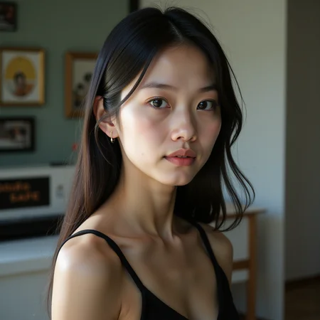 韩国女模特 花花 Korean female model Huahua