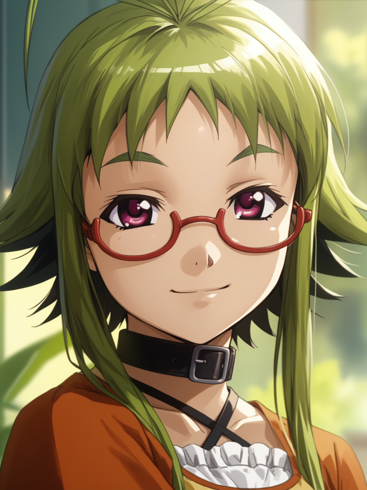 <lora:happy_tentacle-ikachihaya-v0.2-000010:1>, ht_ikachihaya, glasses, collar, antenna hair, medium breasts, two-tone shirt, orange shirt, yellow shirt, detached sleeves smile, (close-up:0.7), 1girl, (petite:1.2), solo focus, (looking at viewer:1.1), , (depth of field:0.8), , [(realistic, photorealistic:1.2):(realistic:1.3):22], [(3d:1.2)::10], <lora:LUUNA's Lunas-NijiJourney-SDXL-B2:0.5>, nijijourney, <lora:prgfrg23's Counterfeit-V3.0 Style SDXL_LoRA_Pony Diffusion V6 XL:0.35> score_9, score_8_up, score_7_up, score_6_up, score_5_up, score_4_up,