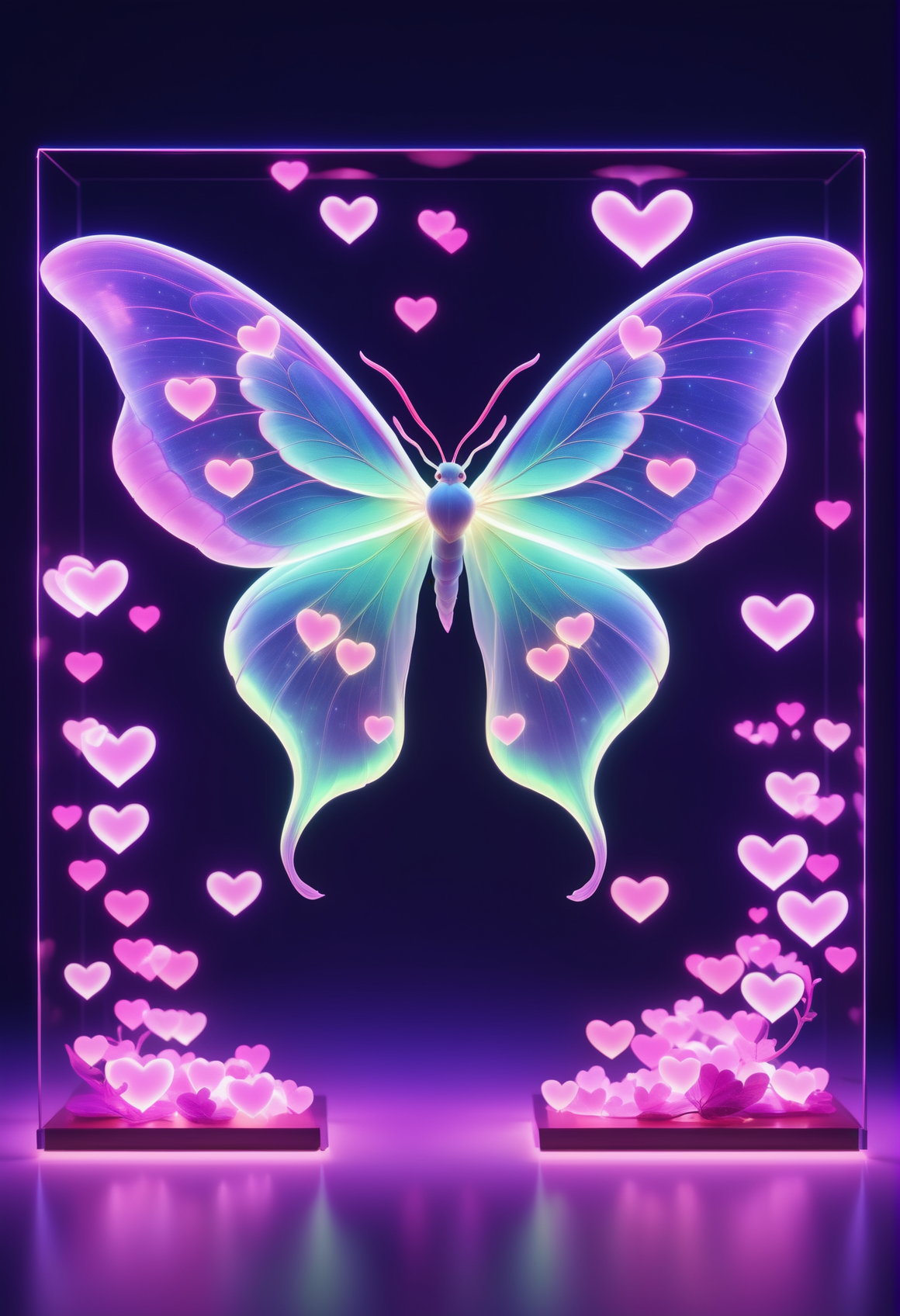 reij-trnsprnt filled with reij-hrts light by reij-glow <lora:heartglow-000006:1>, alluring Luna Moth, soft focus, Anime screencap, One Color, good-looking, cinematic perfect intricate stunning fine detail, set logical ambient background, detailed, epic atmosphere, highly enhanced, deep aesthetic, ambient light