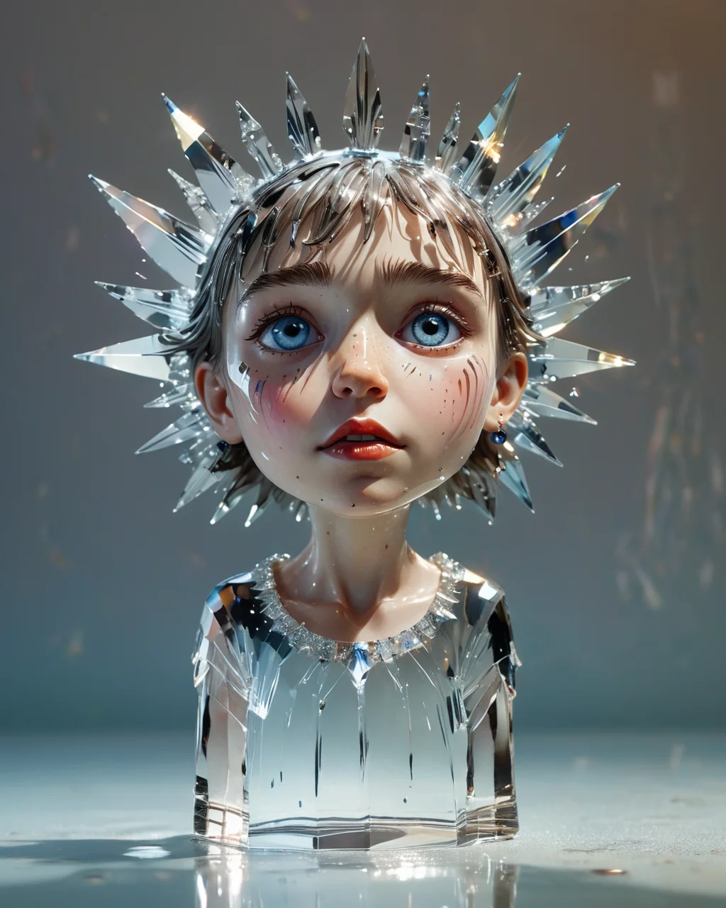 Valkyrie, (cs-cr1stal-v2:1), water, reflections, refracted light, volumetric lighting,  rascal, criminal, mischievous, dangerous, <lora:add-detail-xl:0.75> <lora:xl_more_art-full_v1:0.5>   <lora:Quentin Blake Style:1> Quentin Blake Style