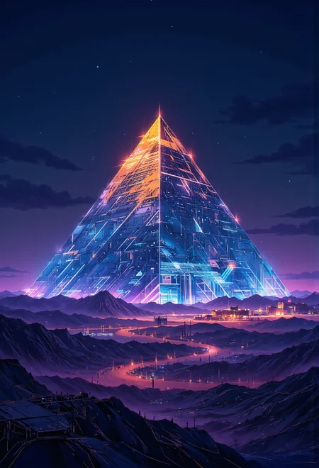 <lora:ck-nc-luminal-genesis:0.4>, pyramids neon fire in the eternal night, built from futuristic nano-glas, cascading holographic patterns
<lora:ck-Sci-Fi-Concepts:0.8>
<lora:CPA:0.5>
<lora:test2:0.7>
<lora:Anime v1.3:0.2>