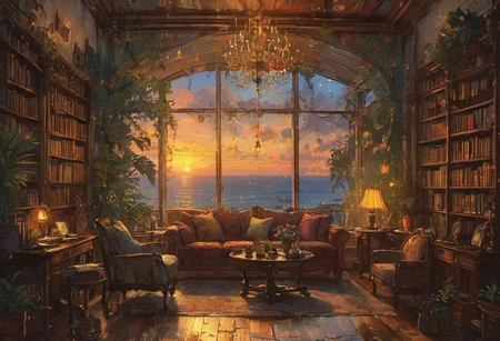 ((Beautiful woman in lingerie:2.0)), opulent library, tea service, lamplight <lora:Lost_In_Dreams:0.6>, <lora:detailed_notrigger:0.8>, Cinematic lighting, <lora:Dreamyvibes artstyle SDXL - Trigger with dreamyvibes artstyle:0.7> Dreamyvibes Artstyle