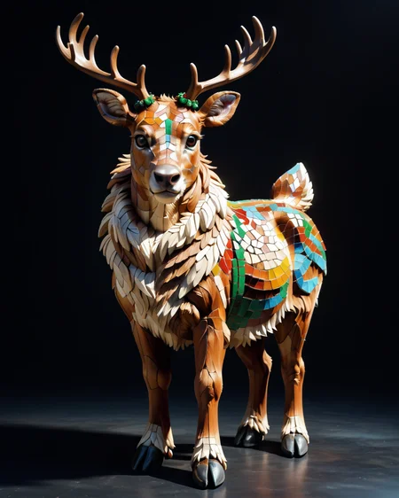 score_9, score_8_up, score_7_up, intricate details, rating_safe,
 <lora:MosaicStyle:1>,
1boy(Mosaic, made from colored stone pieces, 
feral furry, reindeer, 
full body, looking at the viewer, solo, smiling), black background, 
<lora:ral-chrosc-clr:0.3>, ral-chrosc-clr,
<lora:xl_more_art-full_v1:0.3>,
<lora:add-detail-xl:0.3>