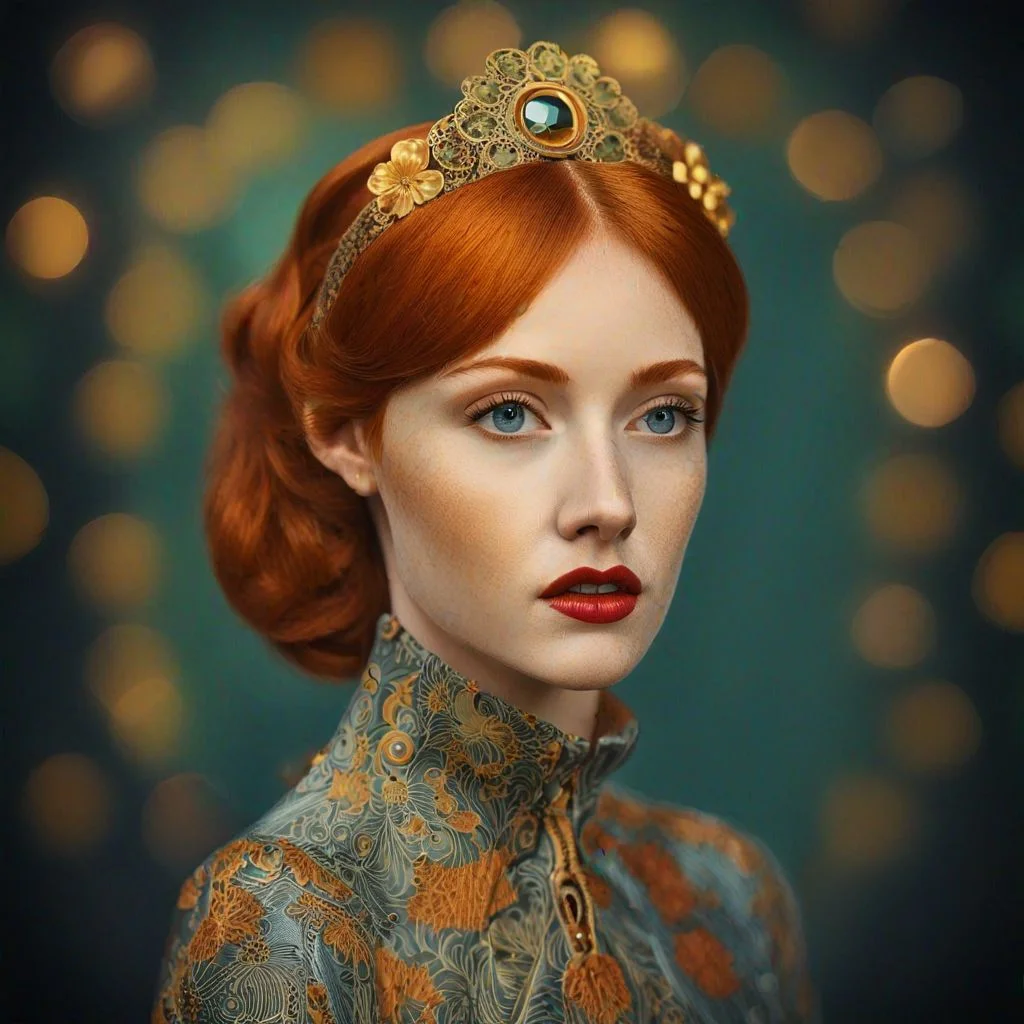 portrait of a beautiful redhead