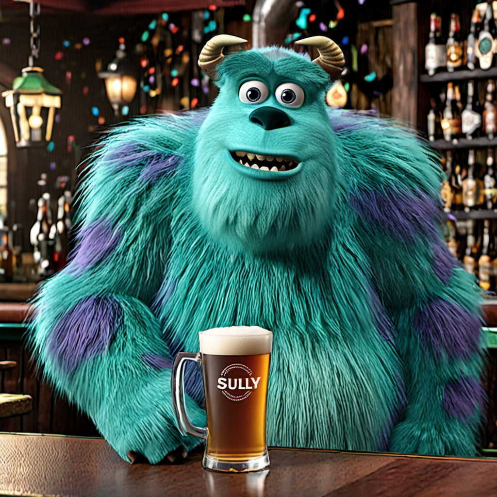 Sully1024, drinking a beer in a pub, detailed eyes, highly detailed, photography, ultra sharp, film, bokeh, professional, 4k  <lora:add-detail-xl:1.5>  <lora:Sully1024:0.8>