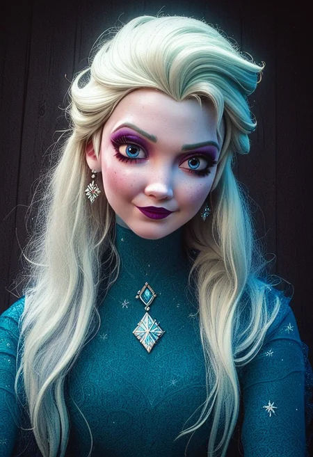 score_9, 1girl, solo, Elsa, bjzzs,