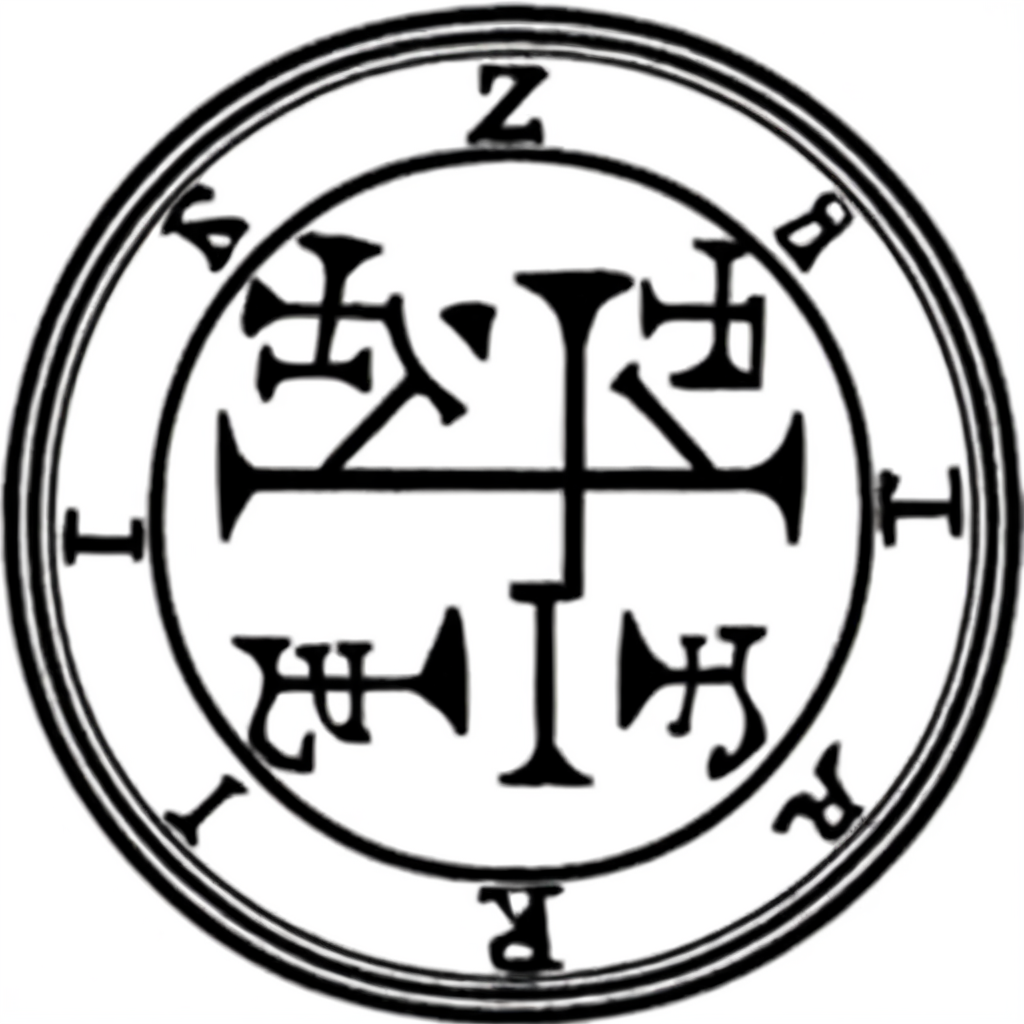 sigil for repairing a leaky roof <lora:Lesser_Key_of_Solomon_Sigils:1>