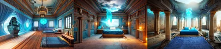 (otherworldly, otherworldly atmosphere, otherworldly appearance), highly insanely detailed, masterpiece, top quality, best quality, highres, 4k, 8k, RAW photo, ((ancient egyptian theme:1.2)), Hong Kong structure, structure, 
(mystical theme), mystical gatmosphere, arcane sanctuaries, otherwordly aura, 
(long_hair, long hair, random colors hair, glowing hair, hair over one eye, long messy hair), 
(eyelashes, eyeliner, eyeshadow, eyelashes, long eyelashes), 
collar, earrings, jewelry, necklace, armlet, 
tentacle, (underwater), nsfw, 
Homestay, Resort, (Guest House:1.1), 
building, structure, swirling energy, 
action pose, 
drunk, 
high-heels, 
reflection, reflective floor, 
shawl, 
abandoned building, shopping mall, overgrown with vegetation, [volumetric fog], cinematic lighting, colorful, colourful, 
belly bottom, erotic lingerie, 
((dune)), steep, sandhills, 
HDR, ((photorealistic)), professional light, cinematic lighting, fashion photography, ambient lighting, face lighting, <lora:detail_slider_v4:1>, Fantasy picture, OverallDetail, ancient roman room with a statue and candles in it and a bed in the middle of the room with a blue blanket on it and a blue blanket on the floor, RomInt, <lora:RomanInterior-10:1>, epiCPhoto, (fantasy world)