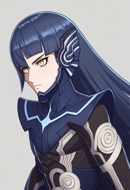 score_9, score_8_up, score_7_up, source_anime BREAK 1boy, solo,
<lora:zs_EngagePortraitsXL:1> engageportraits, portrait, white background,
plain background, upper body
<lora:SmtV-Protag-pdxl_Fp:1> nahobino, long hair, blue hair, yellow eyes, bodysuit, armor, smtvprotag, bob cut, blunt bangs, black hair, blue eyes,