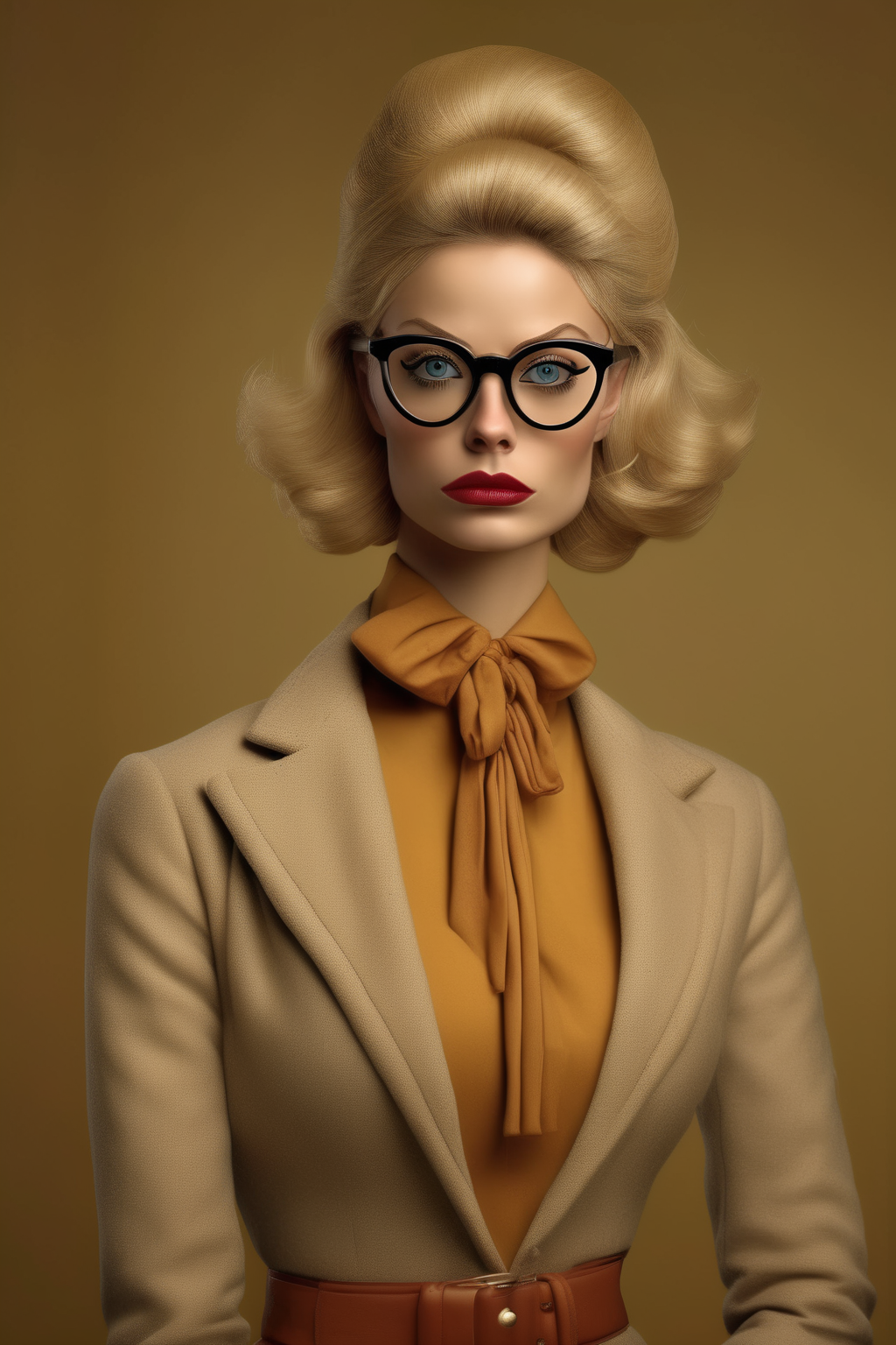 <lora:Sacha Goldberger Style:1>Sacha Goldberger Style - a blonde supermodel with eyeglasses character