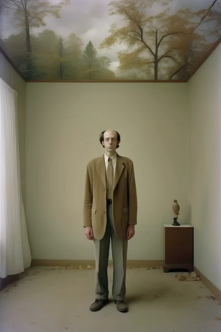 <lora:Alec Soth style:1>Alec Soth style - the sixth sense. Alec Soth and Corot and Alec Soth