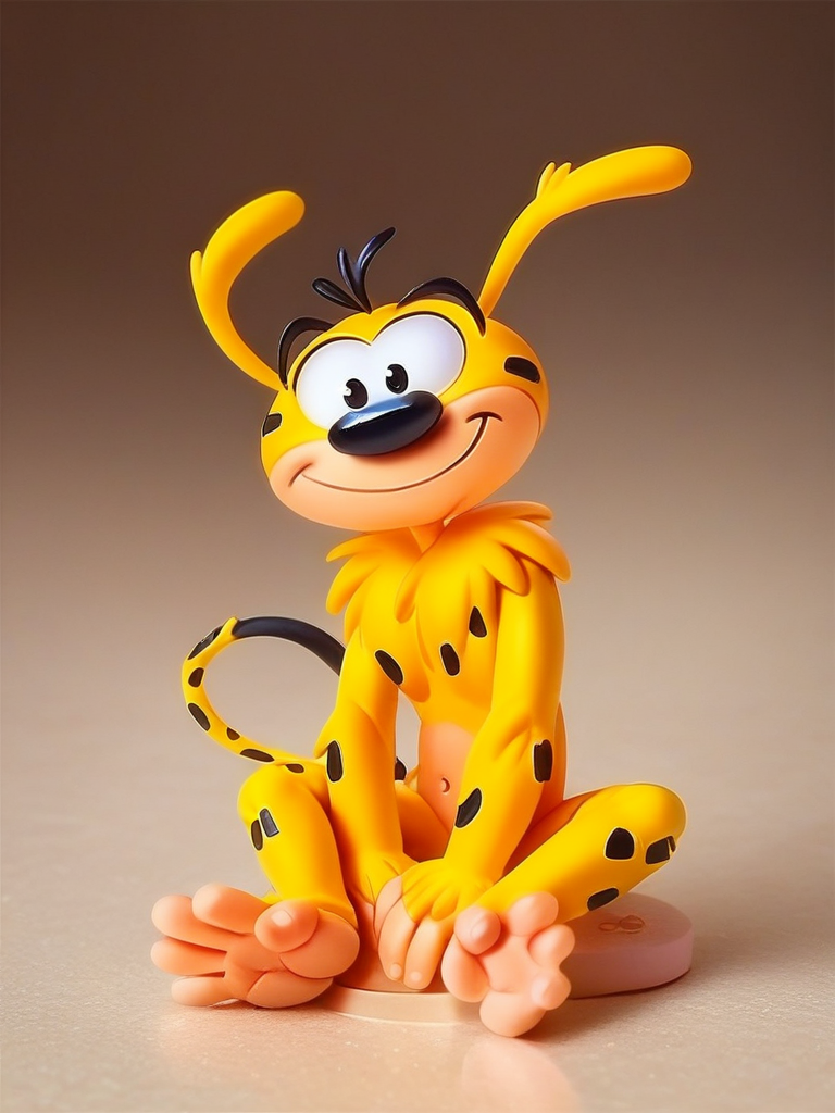 score_9, score_8_up, score_7_up, 1boy, sitting, smile, cute, 
 <lora:AMarsupilami_character:0.85>,Marsupilami, yellow skin, monkey tail, black eyes, <lora:Anime_Figure_P1:0.85> figure, black spots