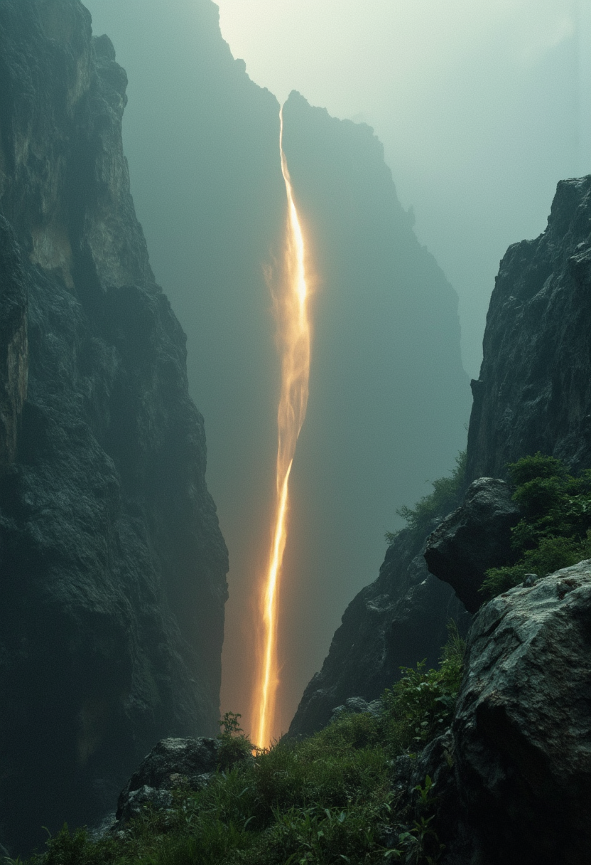 Mysticism.  Surrealism.   Fantastic visualization.   

This is not a plain for you, the climate is different here —
Avalanches are coming one after another
And here, behind the rockfall, the rockfall roars.
And you can turn off, go around the cliff,
But we are choosing the difficult path.,
Dangerous as a warpath!

Who has not been here, who has not risked —
He did not test himself,
Even if he was grabbing stars from the sky below:
You won't find them below, no matter how you stretch,
In his entire happy life
, a tenth of such beauties and wonders..

 (depth of field)..
spectacular lighting, unimaginable quality,  impressive lighting, analog photography, cinematography, unimaginable quality, 8K, UHD, low saturation, detail, mythp0rt,


(Depth of field, beautiful bokeh)



 An otherworldly atmosphere.
(Depth of field), low saturation, detail. mythical, stylish, charismatic. ,
, masterpiece, ,Image quality, , CPA,
UNI_SCI_FI_CORE.

with yellow rays of sunlight piercing through the misty atmosphere. masterpiece. An otherworldly atmosphere, Mysticism. mythp0rt, UNI_SCI_FI_CORE.

(Depth of field),detail.  Stylish, charismatic.
Otherworldly atmosphere. aidmamj6.1
detail. mythp0rt, Stylish, charismatic.c.


