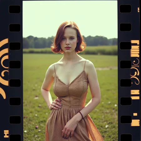 Faded Polaroid Photo, analog film photo gothic style captured with a Leica M6, flash photography enhanced with retro grain, a beautiful young woman wearing a beautiful summer dress in a farm, an old portrait ,posing dynamic, slight smile, analog photo <lora:Thorabirchv2x2:1> th0r4b . dark, mysterious, haunting, dramatic, ornate, detailed . faded film, desaturated, 35mm photo, grainy, vignette, vintage, Kodachrome, Lomography, stained, highly detailed, found footage, analog, old faded photo, old polaroid, RAW candid cinema, 16mm, color graded portra 400 film, remarkable color, ultra realistic, textured skin, remarkable detailed pupils, realistic dull skin noise, visible skin detail, skin fuzz, dry skin, shot with cinematic camera