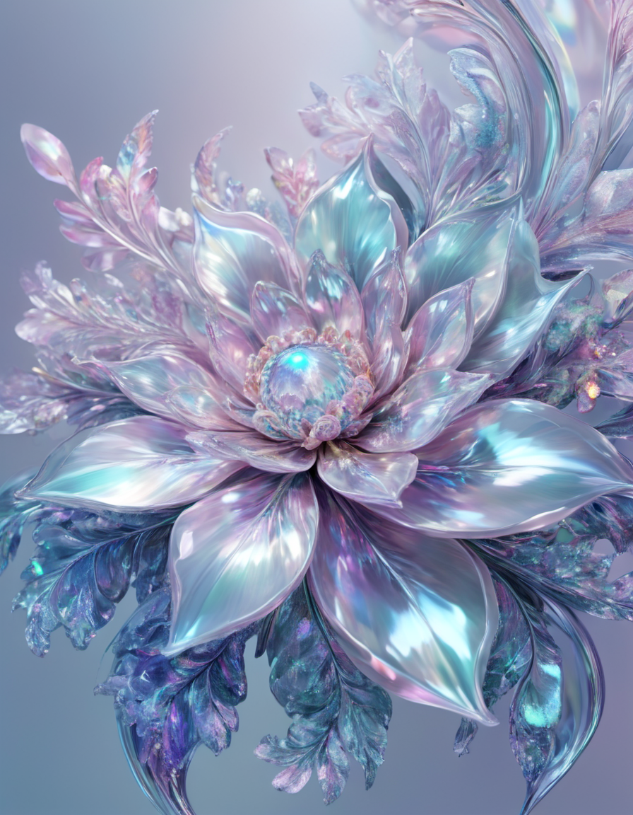 novuschroma84 style iridescent floral fractal  <lora:novuschroma84 style:1>