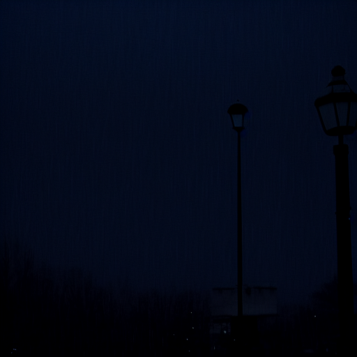 rainy, umbrella, starry sky, blue sky, cloud, lamppost, building, winter, star (sky), car, cloudy sky, ussr vibes
