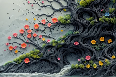 <lora:artfullyTREELUSION_SDXL_V1:1>, arttrlsn,
<lora:artfullyFLOWERTREE_SDXL_V:1>, artflwtr, tree, waterfall, flowers, carved relief