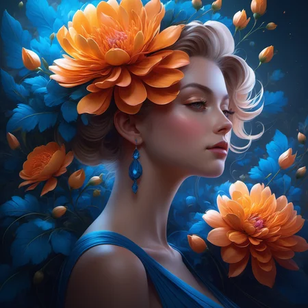 flowerart, flower,<lora:flower_art:1>, intricate, elegant, highly detailed, digital painting, artstation, concept art, smooth, sharp focus, illustration, art by wlop, charlie bowater and alexandra fomina