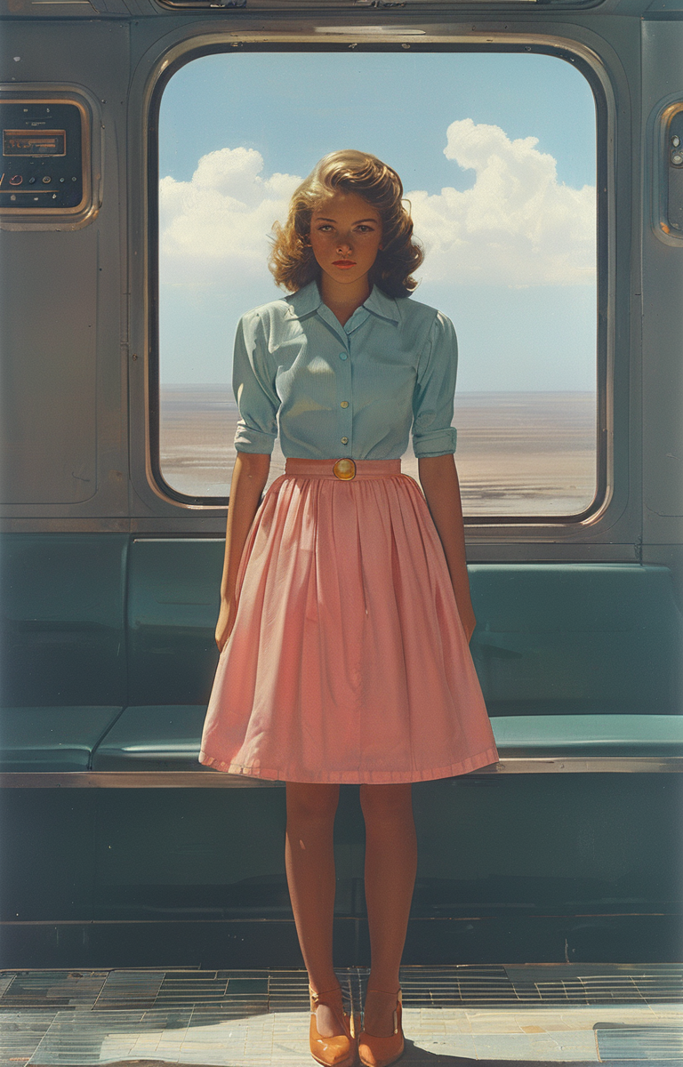 masterpiece,best quality,<lora:tbh300-sdxl:0.9>,illustration,style of F. C. Gundlach tech genius teenage girl