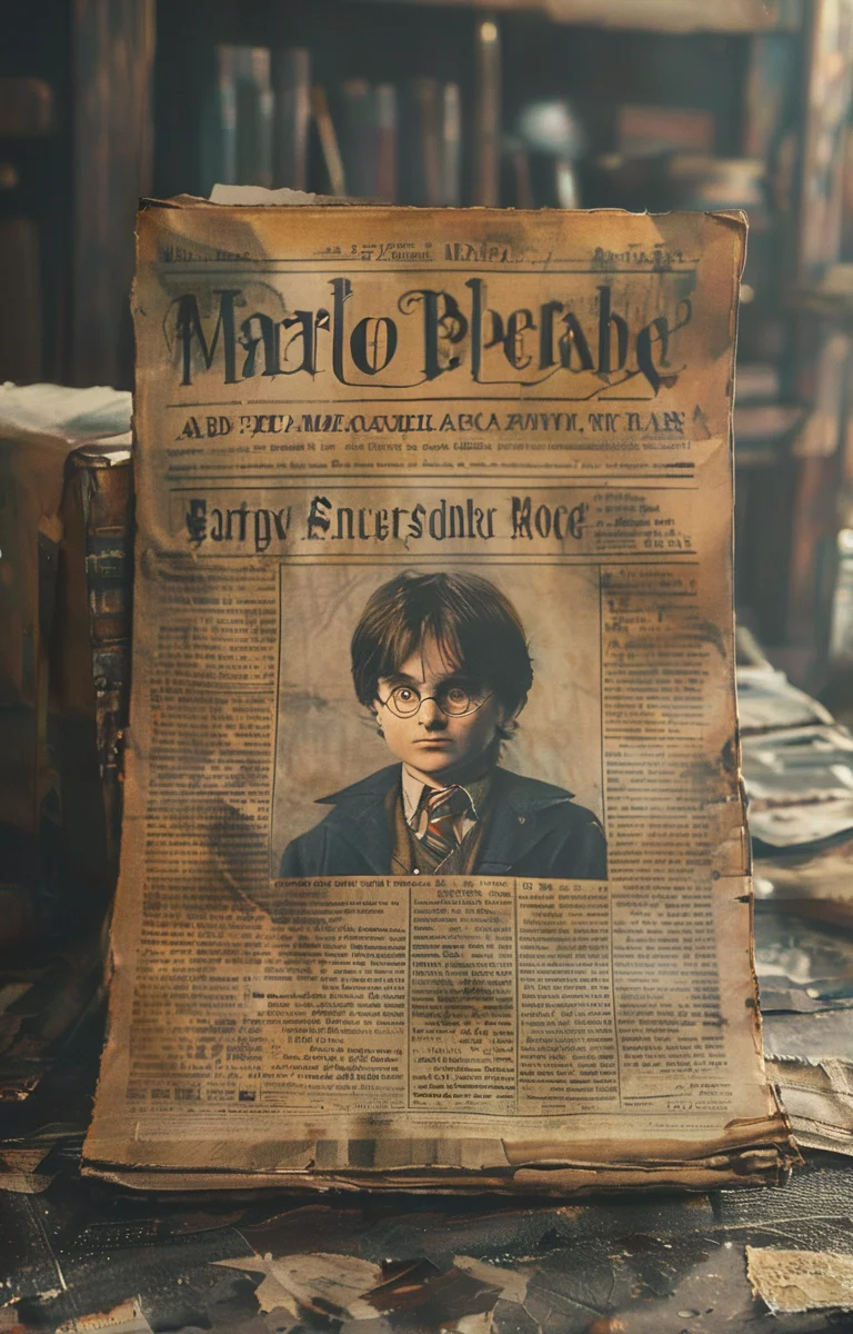 masterpiece,best quality,illustration,american newspaper front page,<lora:aninewspaper-sdxl:1>,super Mario