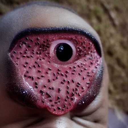trypophobia face