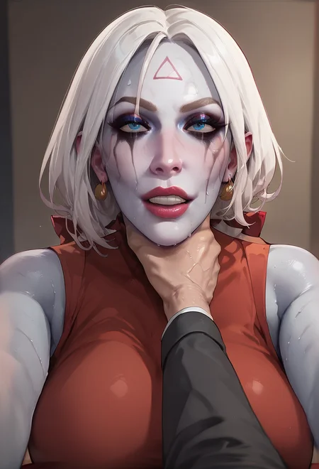 score_9, score_8_up, score_7_up,   v1nd1ct4, 1girl, big breasts, <lora:v1nd1ct4:1>    <lora:CH0K1N6:1> CH0K1N6,strangling,pov,mascara
