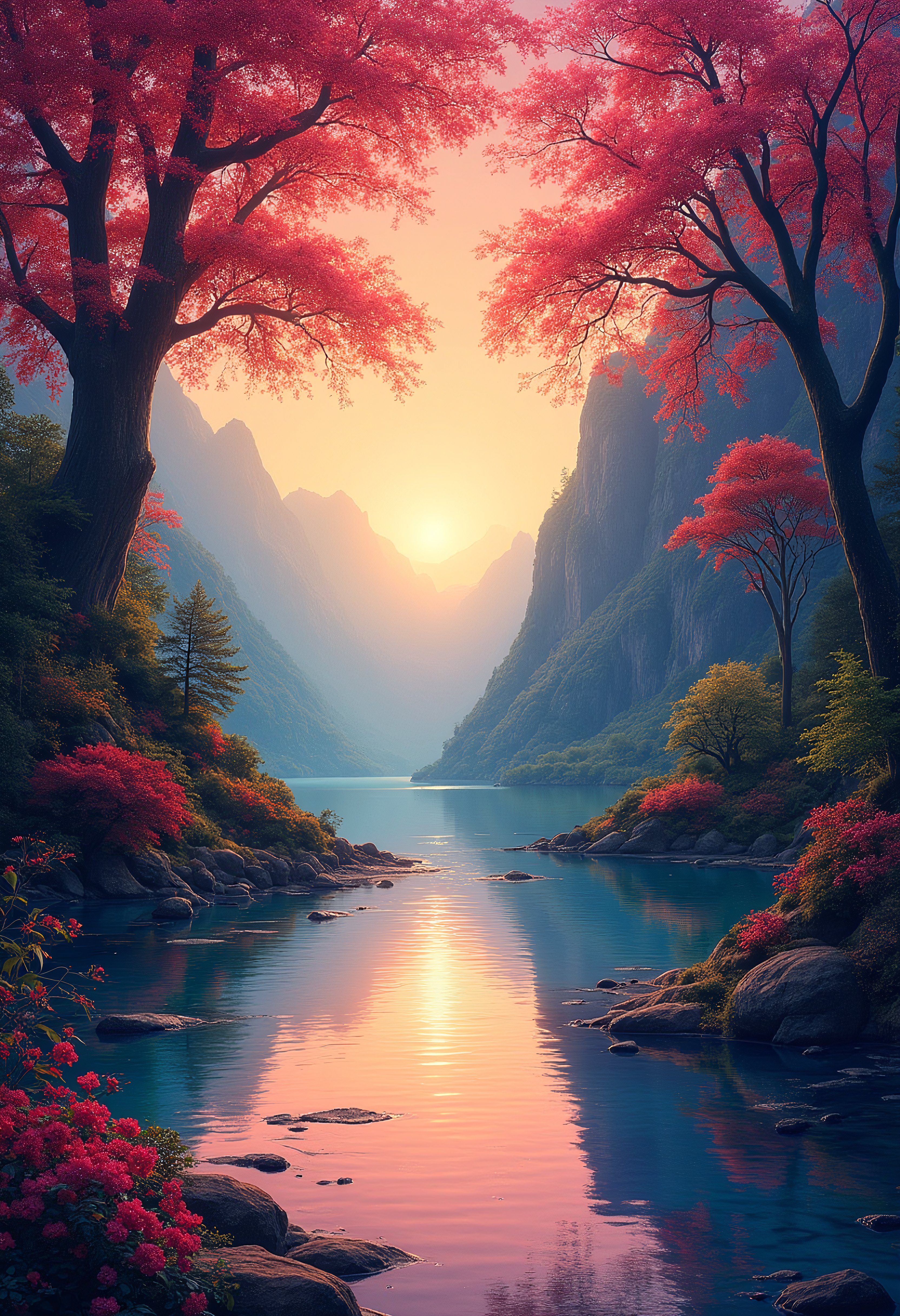 Tranquill dreams, vibrant