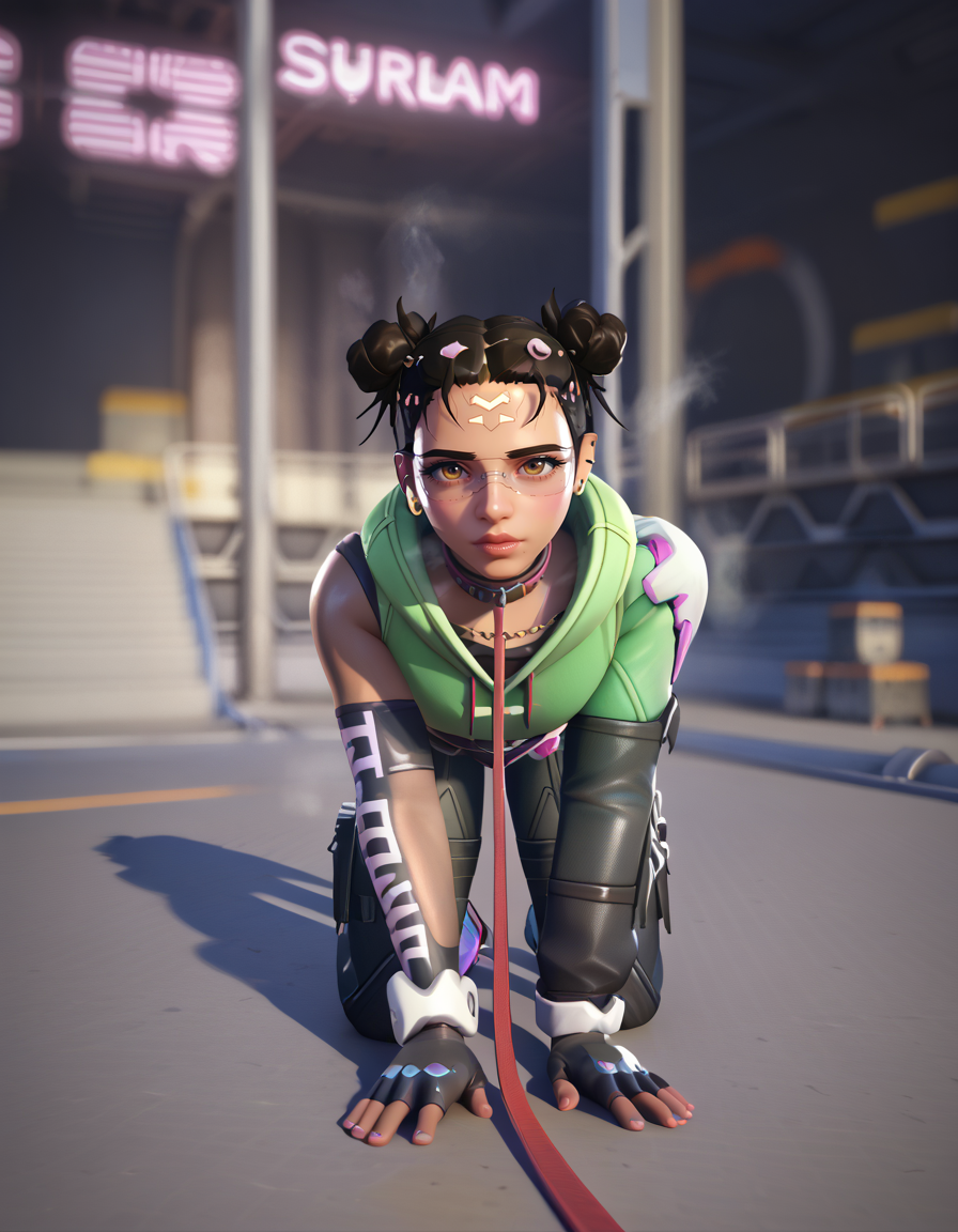 score_9, score_8_up, score_7_up, high-res, 2k, best quality, 3d, solo focus, 1girl, fearlessillari, illari (overwatch), in a concert stage, at night, neon lights,<lora:fearless_illari_pony-000040:1> HDA_PetPlayXL_v1.2