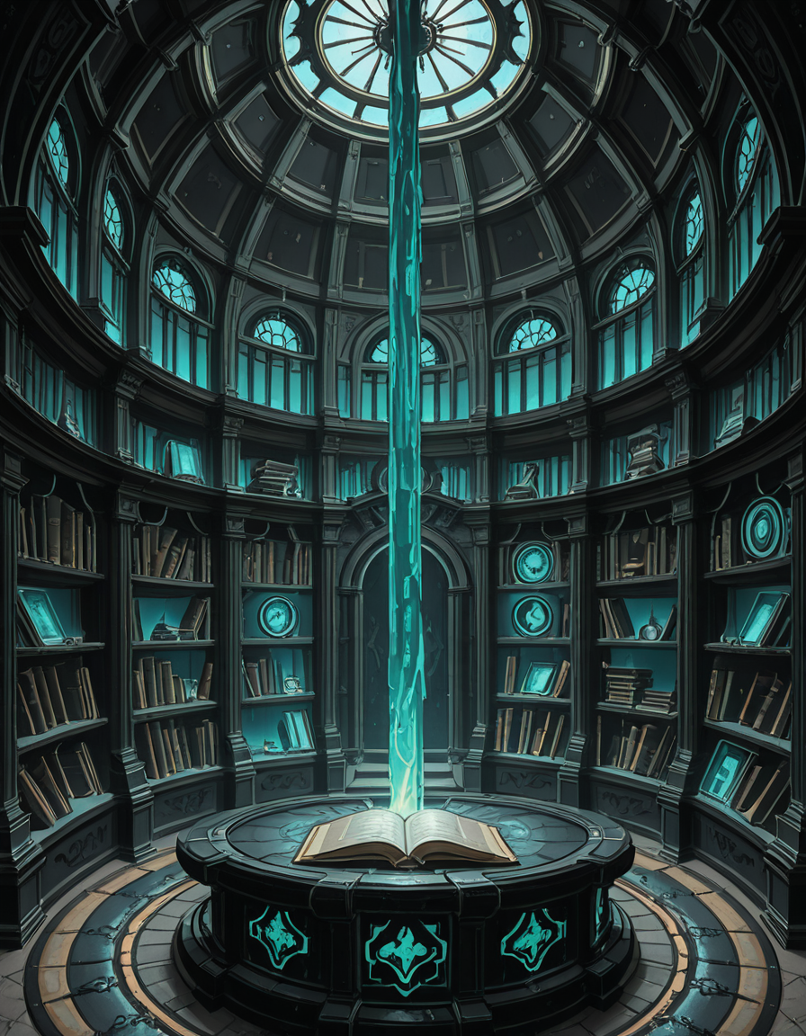 Buried deep within the necromancerâs fortress lies the Library of the Forgotten, an ancient, labyrinthine archive where no living hands have ever turned a page. The immense chamber stretches endlessly into the darkness, its towering bookshelves carved from obsidian and bone, spiraling upwards into unseen heights. The very air hums with an eerie resonance, filled with the whispers of knowledge long abandoned by the mortal world.
The shelves are packed with tomes bound in withered flesh, their covers etched with shifting runes that glow faintly with unholy light. Some books seem to breathe, their spines expanding and contracting like living creatures, while others are locked with chains of rusted iron, sealed by ancient curses too dangerous to be unleashed. Scrolls, brittle with age yet untouched by time, hover in the air, slowly unraveling and reforming, as if reading themselves in a silent, endless cycle.
At the heart of the library stands a massive circular desk, hewn from black stone and inlaid with veins of glowing green energy. Upon its surface, quills made from skeletal fingers hover above open grimoires, tirelessly transcribing forbidden knowledge in ink that shimmers like liquid shadow. Dust does not settle hereâonly the weight of forgotten secrets, pressing down like an invisible hand upon any who dare enter.
Above, the ceiling is a vast cosmic void, an endless expanse of swirling darkness where distant, malevolent stars flicker in unnatural constellations. Occasionally, something moves between the stars, a shape vast and unknowable, watching the library in silence.
In the farthest reaches of the chamber, towering stone monoliths stand, inscribed with ever-shifting text in a thousand dead languages. Some glow faintly, others pulse like beating hearts, their inscriptions rearranging as if whispering among themselves. The floor between them is covered in intricate ritual circles, their markings pulsating with a faint, necrotic glow, hinting at the presence of knowledge too terrible to be contained within mere books.
No footsteps ever disturb the silence, no voices break the eternal stillnessâonly the endless rustling of pages turning on their own, the quiet scraping of phantom quills, and the occasional, distant sound of something shifting among the shelves.
This is not a place of learning.
It is a tomb of knowledge, a repository of secrets too dangerous to be spoken, where books are not just readâthey watch, listen, and remember.
Style & Mood :
- Dark fantasy, gothic horror, necromantic aesthetics
- Cinematic, highly detailed, eerie lighting
- Infernal atmosphere, filled with shadows, glowing runes, and whispering books
- Inspired by the works of ZdzisÅaw BeksiÅski, H.R. Giger, and dark medieval occultism 
<lora:SDXLFaeTastic2400:0.4> <lora:extremely_detailed:0.4> extremely detailed,necromancer l1br4ry, <lora:necromancer_l1br4ry-i:1>, Masterpiece,best quality,hi res,8k,hi res,8k,award winning,(sharp focus, intricate, highly detailed),