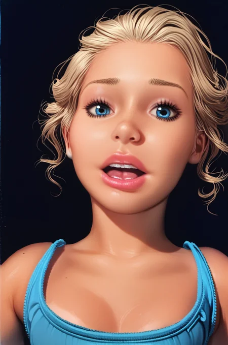 , score_9, score_8_up, score_7_up, score_6, score_5, score_4, source_cartoon, realistic, princess Elsa from above, close-up, lips,rating_questionable, lowrise, midriff, ,open mouth,8r4c3t4n<lora:8r4c3t4n-000009:.95> nose, <lora:adventurewitcheswould:0.8>